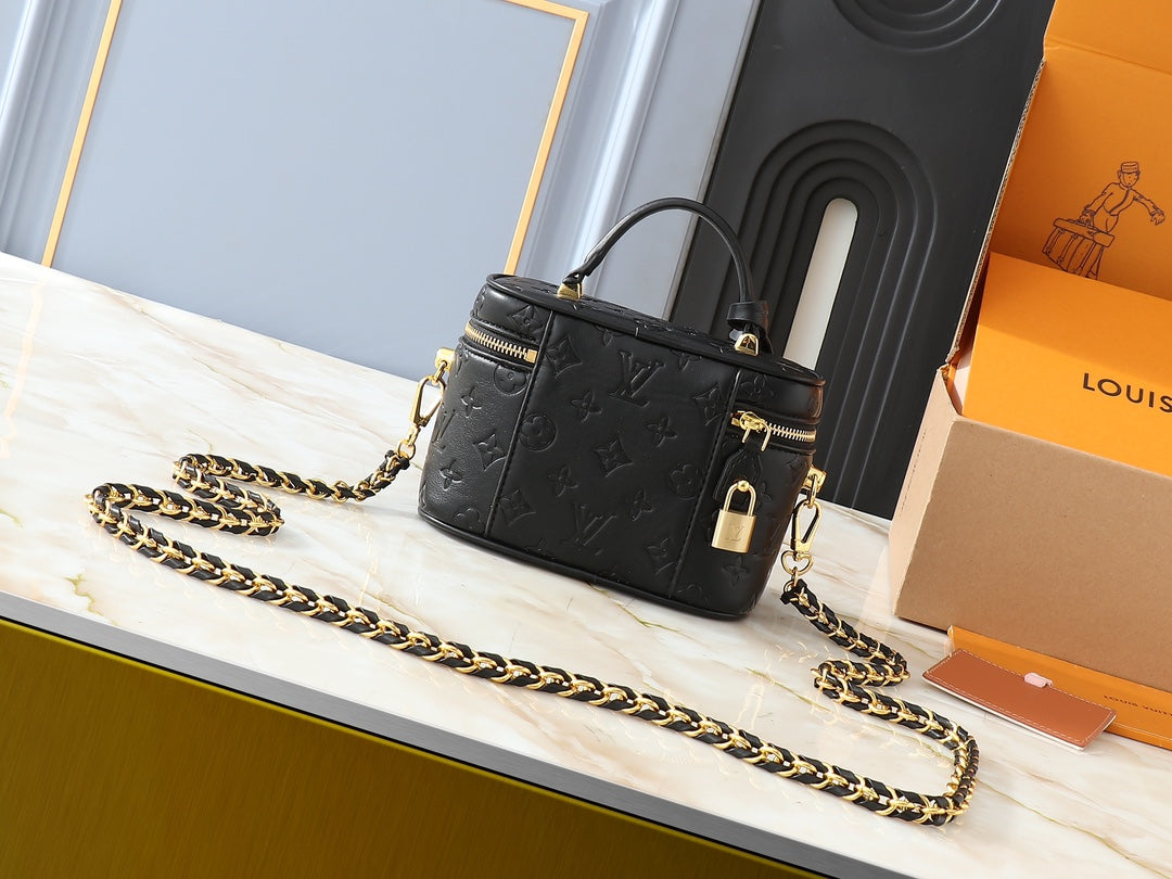 Louis Vuitton LV Vanity Cc Handbag Crossbody Bag 19x13x11cm