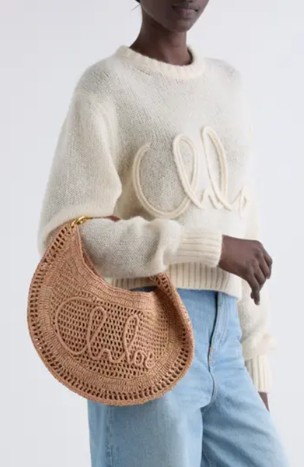 Chole Summer Banana Bags Raffia